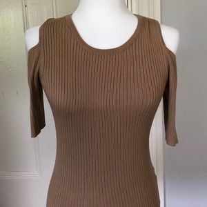 New York & Company shoulder cut out shirt - Size S